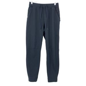 Lululemon City Sweat Jogger Pant Mens Size M Elastic Drawstring Waist Navy Blue